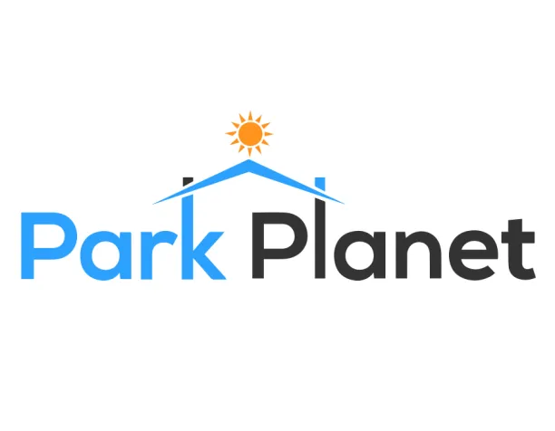 Park Planet logo with a sun and roof graphic above the text.