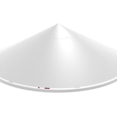 Playcraft Theme, Farm - White conical roof with smooth surface for playground structures