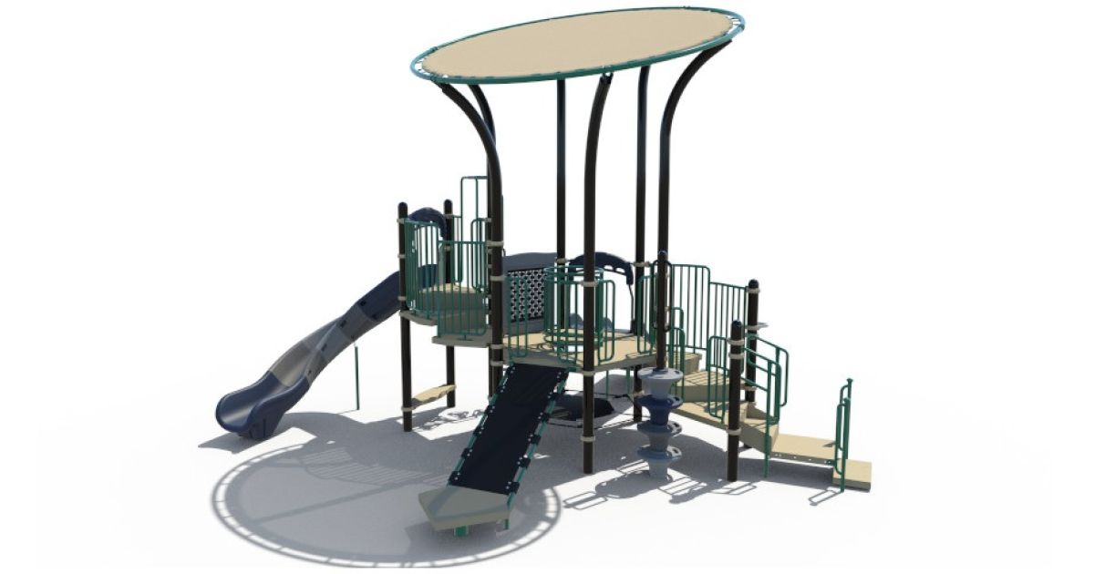Commercial Post & Deck Playground with Playcraft Designer’s Choice ...