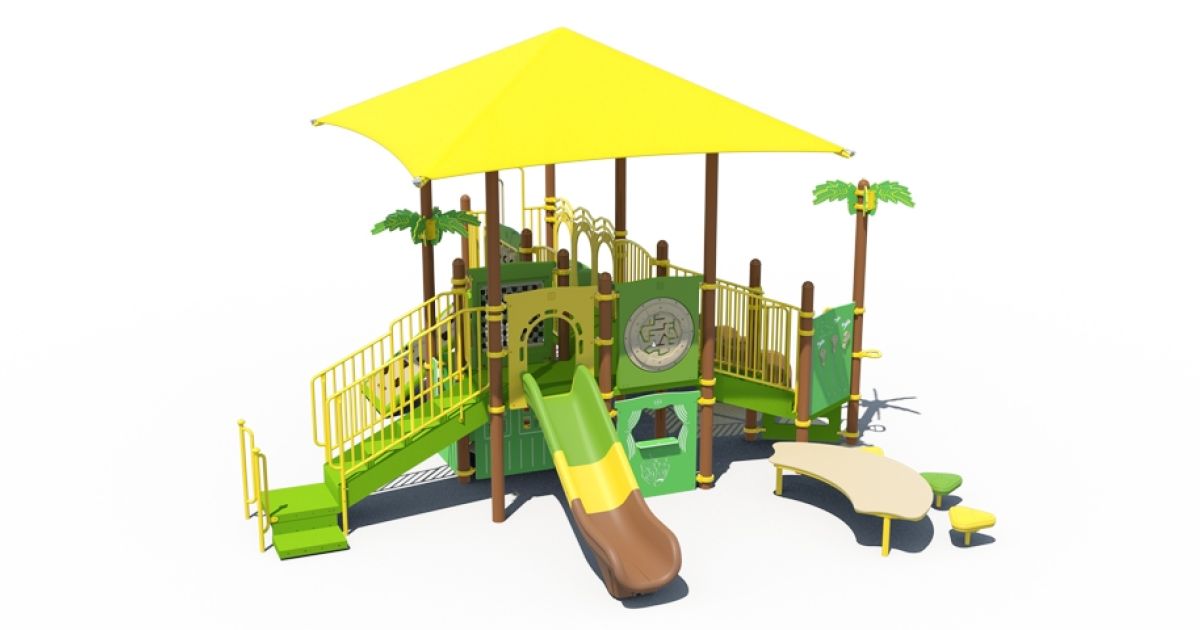 Commercial Post & Deck Playground with Playcraft Designer’s Choice ...