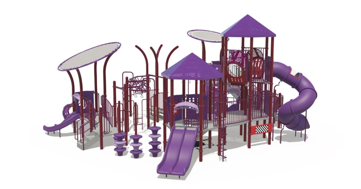 Commercial Post & Deck Playground with Playcraft Designer’s Choice ...