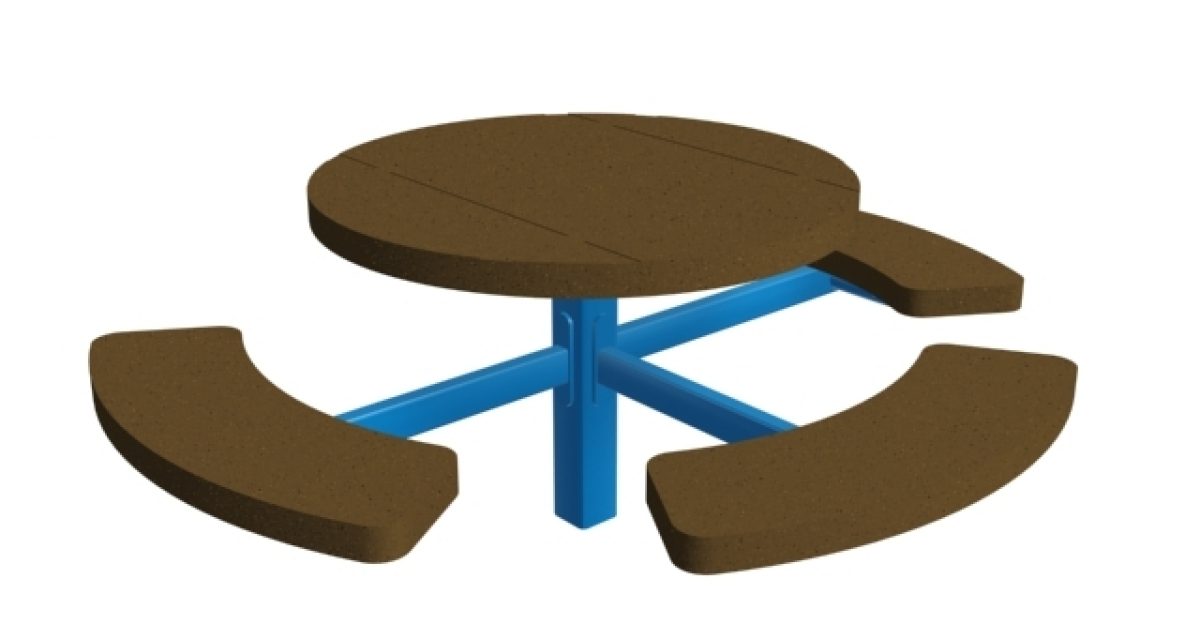 Round Pedestal Picnic Table (ADA) | Playcraft Systems